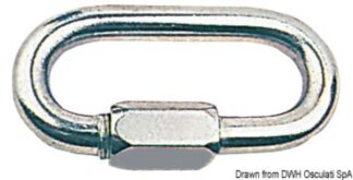 Moschettone inox a vite mm 10 08.874.10 Osculati