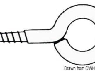 Osculati 09.033.03 Occhioli Inox Vite 38 X 4 Mm (Blister 5 Pz)