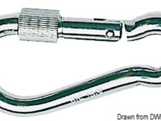 Moschettone inox ghiera mm 120 09.195.12 Osculati