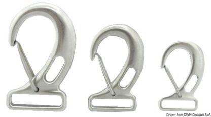 Moschettone per nastro mm 90x40 09.249.03 Osculati