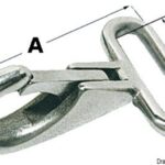 Moschettone per nastro mm 48x25 09.250.00 Osculati