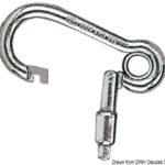 Osculati 09.287.10 Moschettone Inox Apertura Esterna 100 Mm grilli moschettoni