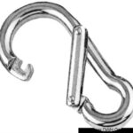 Moschettone inox apertura asimmetrica 80 mm 09.590.08 Osculati