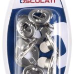 Serie 4 bottoni inox per capote 10.455.02 Osculati