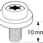 Bottoni universali CAF-COMPO grigio filetto metric 10.503.31 Caf