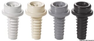 Bottoni universali CAF-COMPO crema filetto corto 10.502.21 Caf