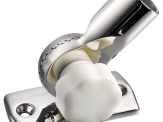 Basetta inox regolabile con pomello bianco 11.000.19 Osculati