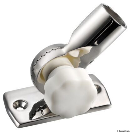 Basetta inox regolabile con pomello bianco 11.000.19 Osculati