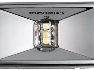 Fanale rettangolare Mouse Stern corpo inox 11.036.22 Osculati