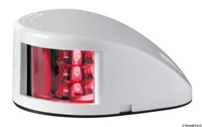 Fanale di via Mouse Deck rosso corpo ABS bianco 11.037.01 Osculati