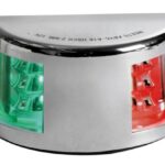 Fanale di via Mouse Deck bicolore corpo inox 11.037.25 Osculati