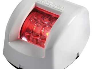 Fanale di via Mouse rosso corpo ABS bianco 11.038.01 Osculati