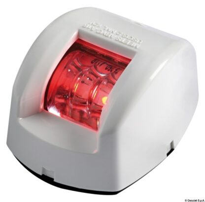 Fanale di via Mouse rosso corpo ABS bianco 11.038.01 Osculati