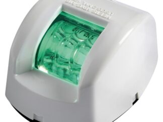 Fanale di via Mouse verde corpo ABS bianco 11.038.02 Osculati