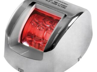 Fanale di via Mouse rosso corpo inox 11.038.21 Osculati
