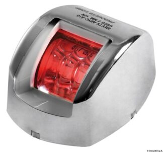Fanale di via Mouse rosso corpo inox 11.038.21 Osculati