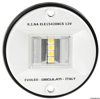 Luce di Via poppa 135° Evoled in ABS bianco (Blister) 11.039.14 Osculati