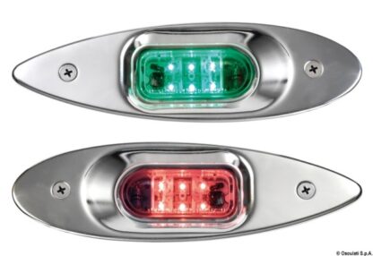 Fanali di via Evoled Eye rosso/verde 11.043.24 Osculati