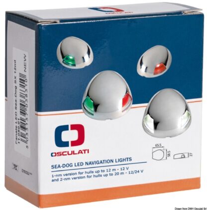 Fanale LED Sea-Dog SX 12 mt 11.050.01 Osculati - immagine 2