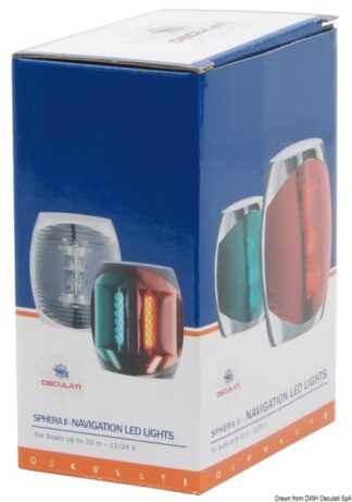 Fanale di via Sphera II bicolore corpo bianco 11.060.15 Osculati