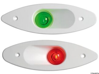 Osculati 11.129.12 Fanale Abs Ad Incasso Verde/Bianco