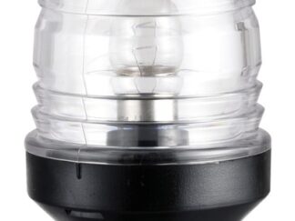 Fanale testa albero 360° con codulo nero 11.133.03 Osculati