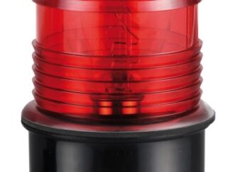 Osculati 11.134.01 Fanale Testa Albero Rosso/Nero 360°