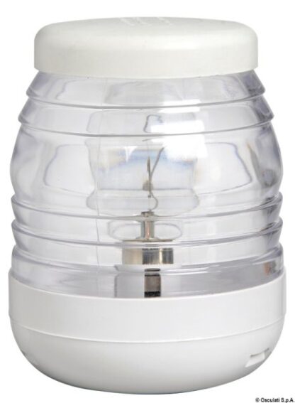 Osculati 11.135.11 Fanale Testa Albero Bianco/Bianco 360° 24 V