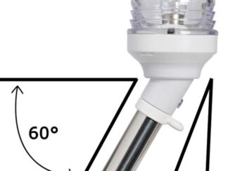 Asta 360° led 100 cm fanale bianco in asse 11.140.36 Osculati