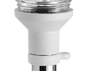 Osculati 11.161.02 Asta Inox Con Fanale Plastica Bianca