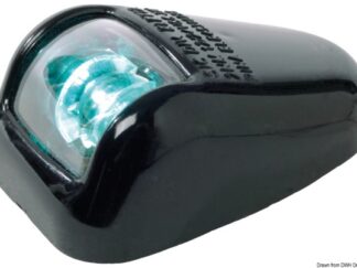 Fanale nero verde 112° Orions 11.395.02 Osculati