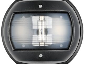 Fanale Maxi 20 poppa bianco/nero 12 V 11.411.04 Osculati