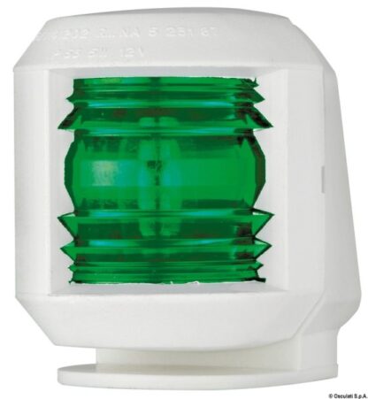 Fanale U88 da coperta verde/bianco 11.413.12 Osculati