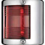 Osculati 11.414.01 Fanale U85 Inox Rosso luci di via fino a 12 metri