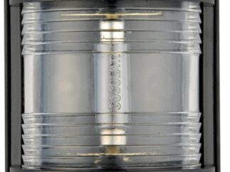 Fanale U77 bianco 225° nero 11.415.03 Osculati