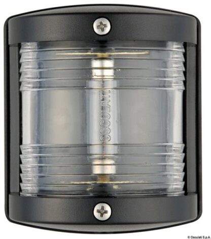 Fanale U77 bianco 225° nero 11.415.03 Osculati