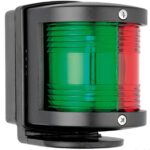 Fanale U77 rosso/verde/nero basetta posteriore 11.416.05 Osculati