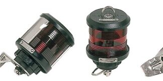 Fanale DHR rosso app. 360° 25 W 11.420.18 DHR
