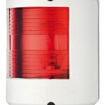 Fanale U78 rosso/bianco 12 V 11.427.01 Osculati