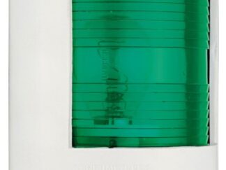 Fanale U78 verde/bianco 12 V 11.427.02 Osculati