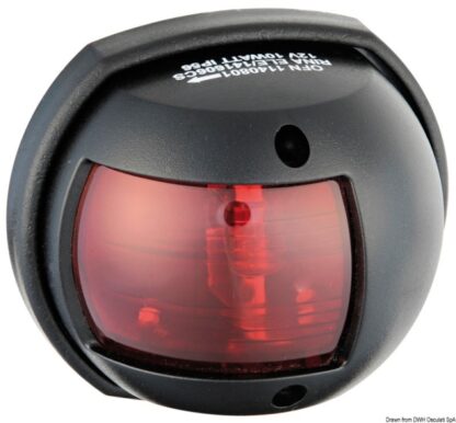 Fanale a led sinistro carcassa nera 11.448.01 Osculati