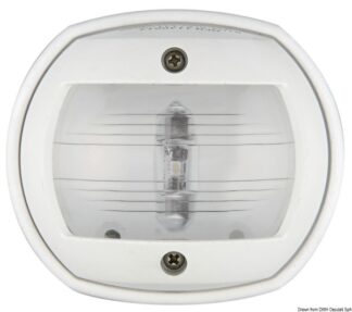 Fanale a led poppa carcassa bianca 11.448.14 Osculati