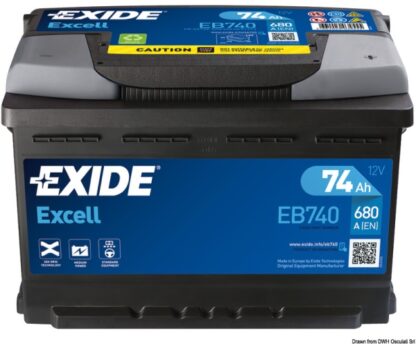 Batteria Excell 74 Ah 12.403.03 Exide Technologies