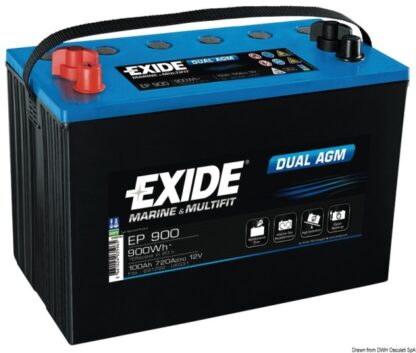 Batteria Exide agm 100 Ah 12.412.02 Exide Technologies