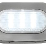 Luce di cortesia ovale 6 LED blu 13.178.03 Osculati