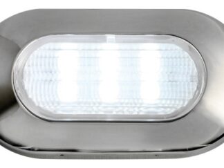 Luce di cortesia ovale 6 LED bianchi 13.178.04 Osculati