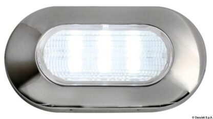 Luce di cortesia ovale 6 LED bianchi 13.178.04 Osculati