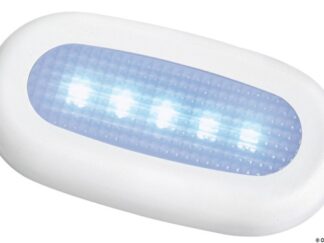 Luce di cortesia stagna 5 LED blu 13.178.32 Osculati