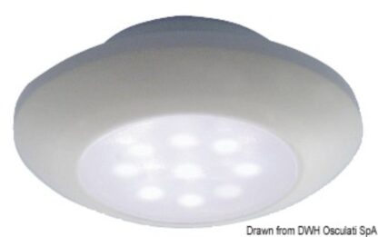 Plafoniera stagna LED bianca 13.179.01 Osculati