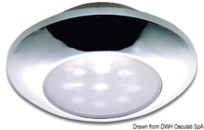Plafoniera stagna LED cromata 13.179.02 Osculati